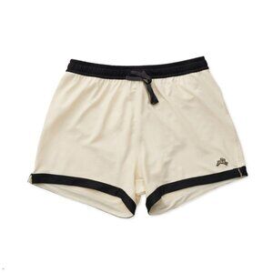 Tracksmith - Van Cortlandt Grand Shorts - Ivory/Black - Size M